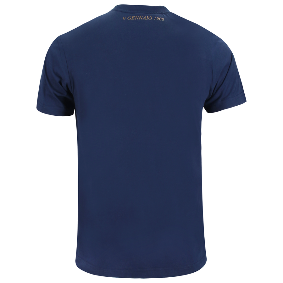 Mizuno 125th Anniversary S.S. Lazio Cotton Tee Junior Navy